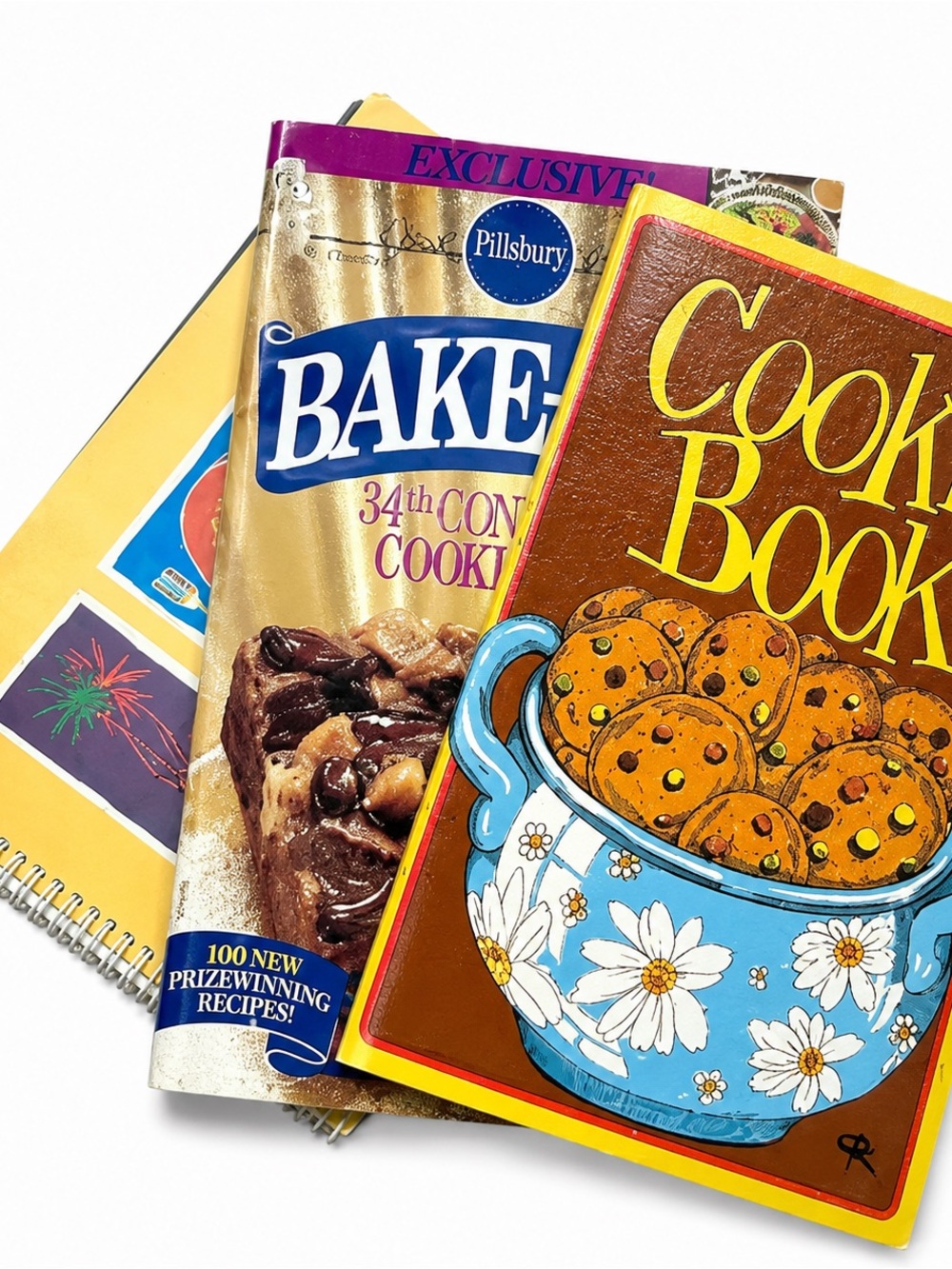 Vintage Pillsbury Bake Off 34th Cookbook Cookie Book Irena Chalmers Lot